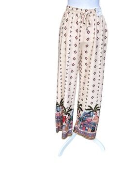 Love Wish Printed Pants-Size M